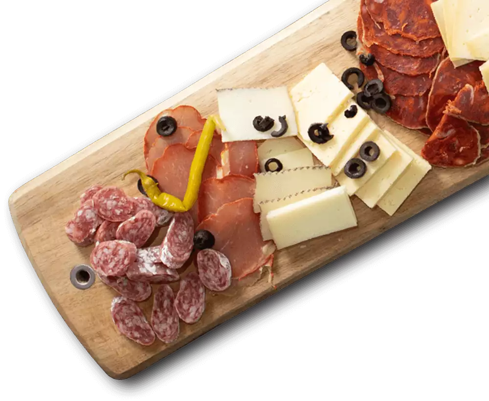 Planche fromage charcuterie du Chiringuito